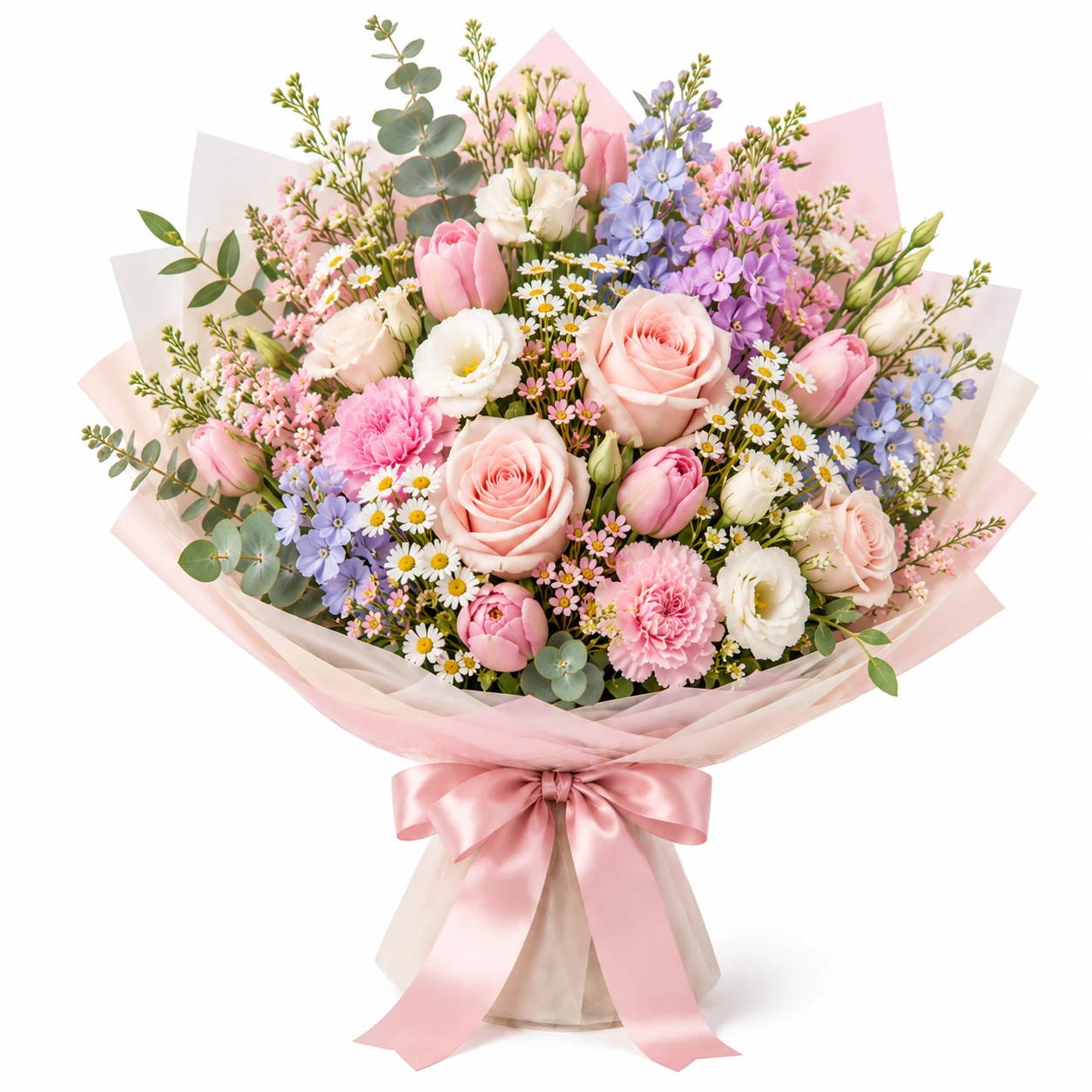 Spring Awakening mixed pastel bouquet