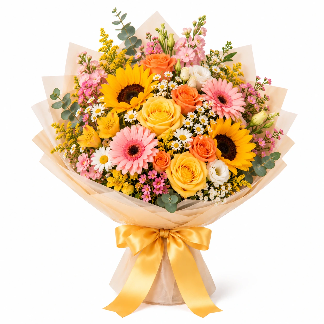Sunshine Posy bright yellow bouquet
