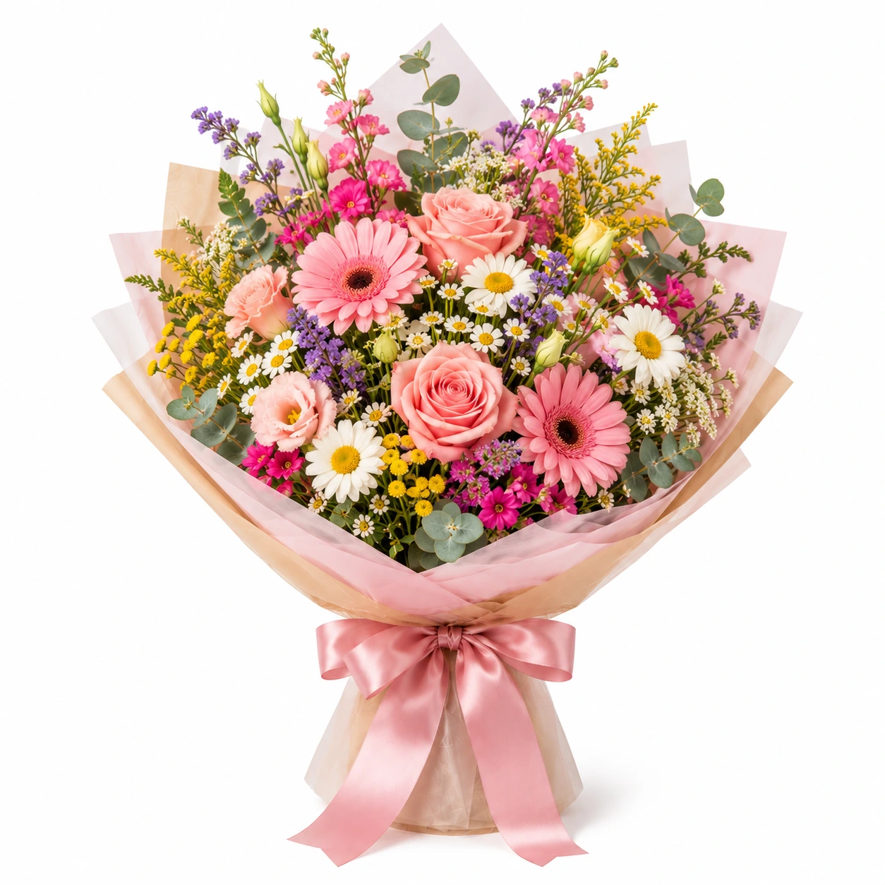 Wildflower Story colourful mixed bouquet